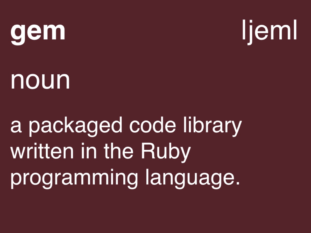 Writing Ruby Gems Pat Allan